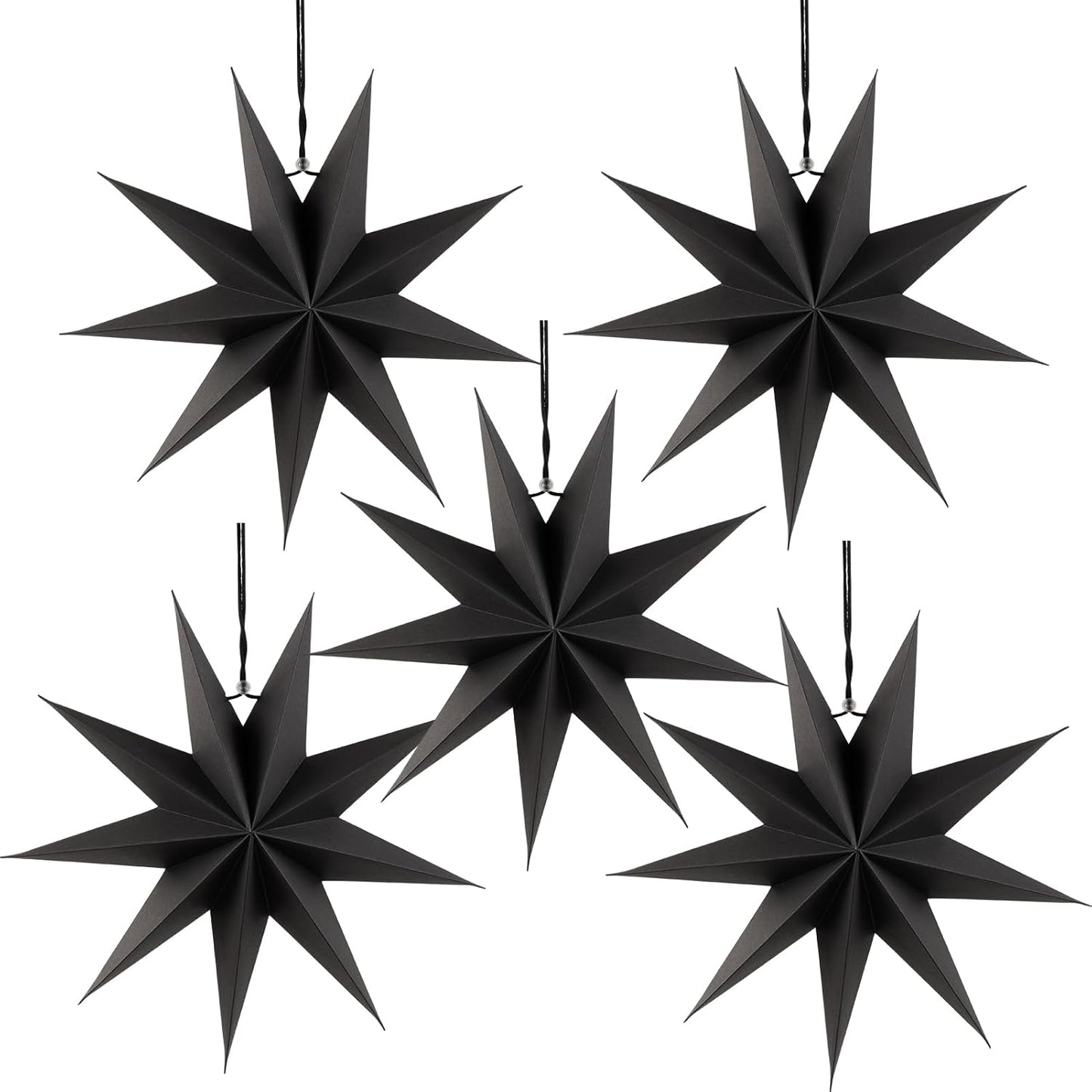 9-Pointed Paper Star Lanterns（12in）
