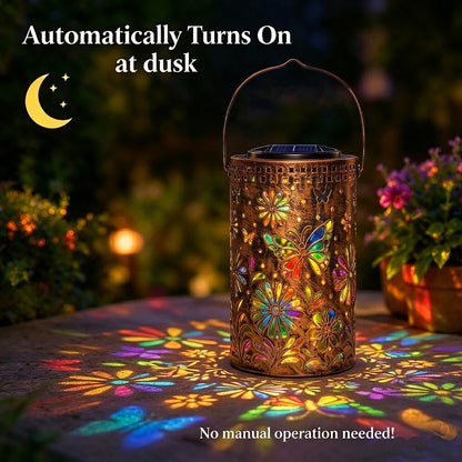 Butterfly Solar Lanterns Waterproof Hanging Lights