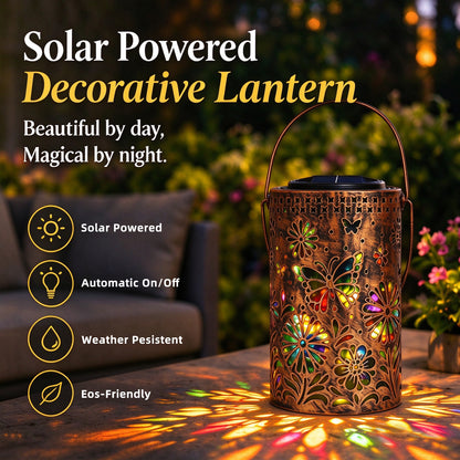 Butterfly Solar Lanterns Waterproof Hanging Lights