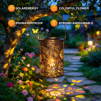 Butterfly Solar Lanterns Waterproof Hanging Lights