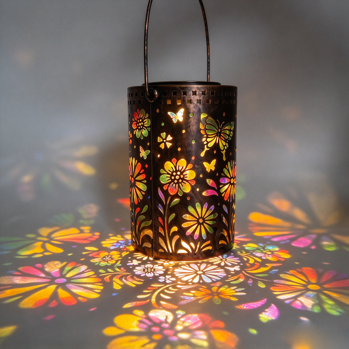 Butterfly Solar Lanterns Waterproof Hanging Lights