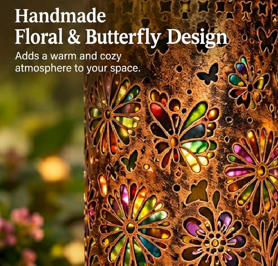 Butterfly Solar Lanterns Waterproof Hanging Lights