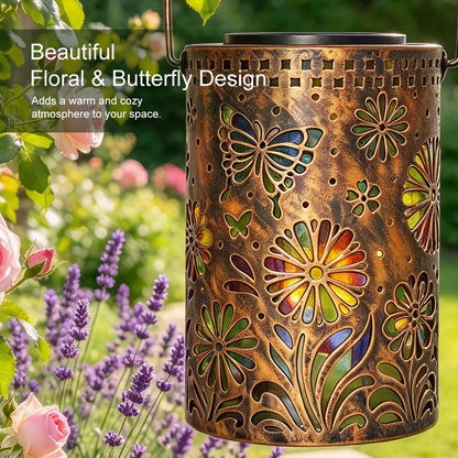 Butterfly Solar Lanterns Waterproof Hanging Lights