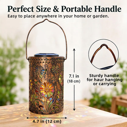 Butterfly Solar Lanterns Waterproof Hanging Lights