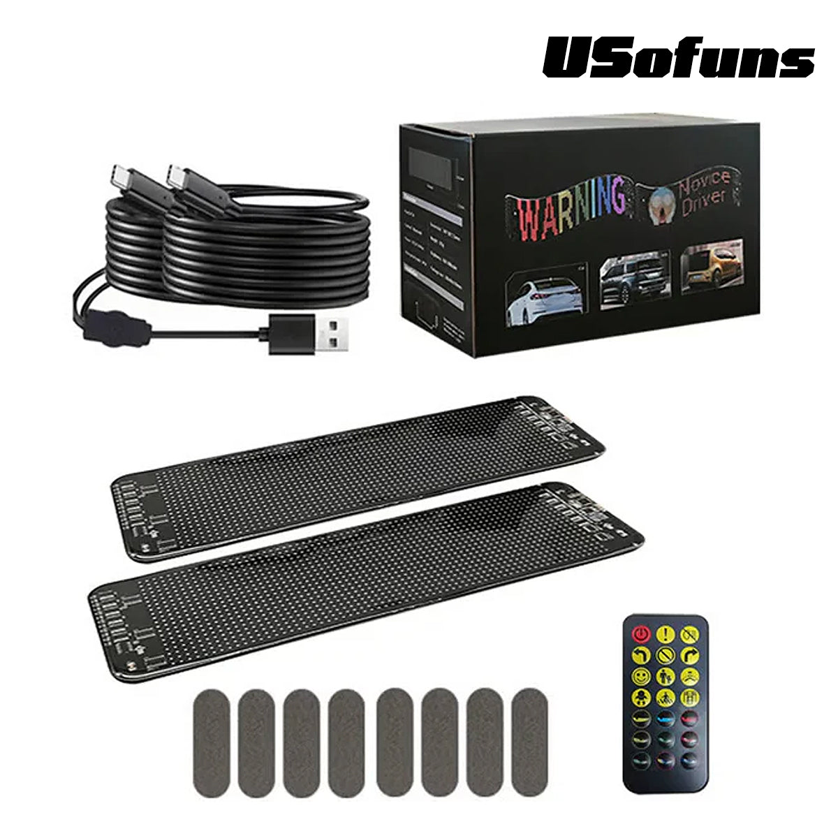 Colorful Eye Lamp Soft Screen for Car Windows