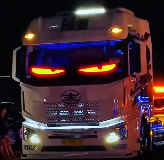 Colorful Eye Lamp Soft Screen for Car Windows