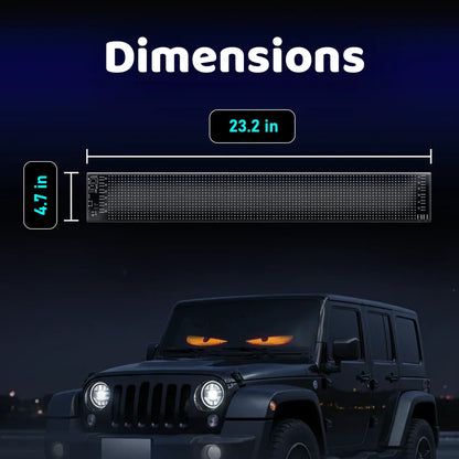 Colorful Eye Lamp Soft Screen for Car Windows