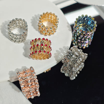 Convertible Bangle Ring with Sparkling CZ