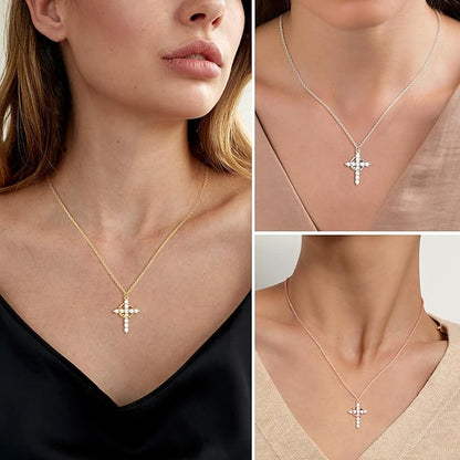Crown Cross Necklace