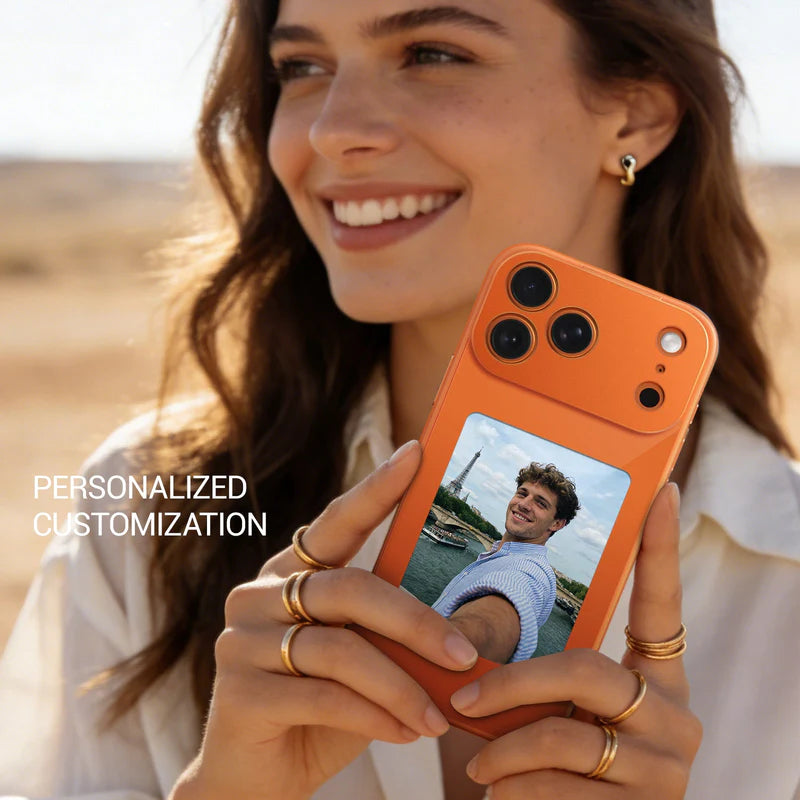 Personalized E-ink Phone 17 Case (Square)