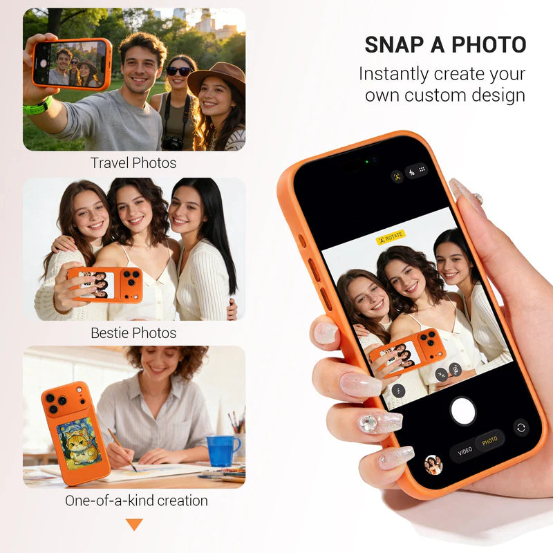 Personalized E-ink Phone 17 Case (Square)