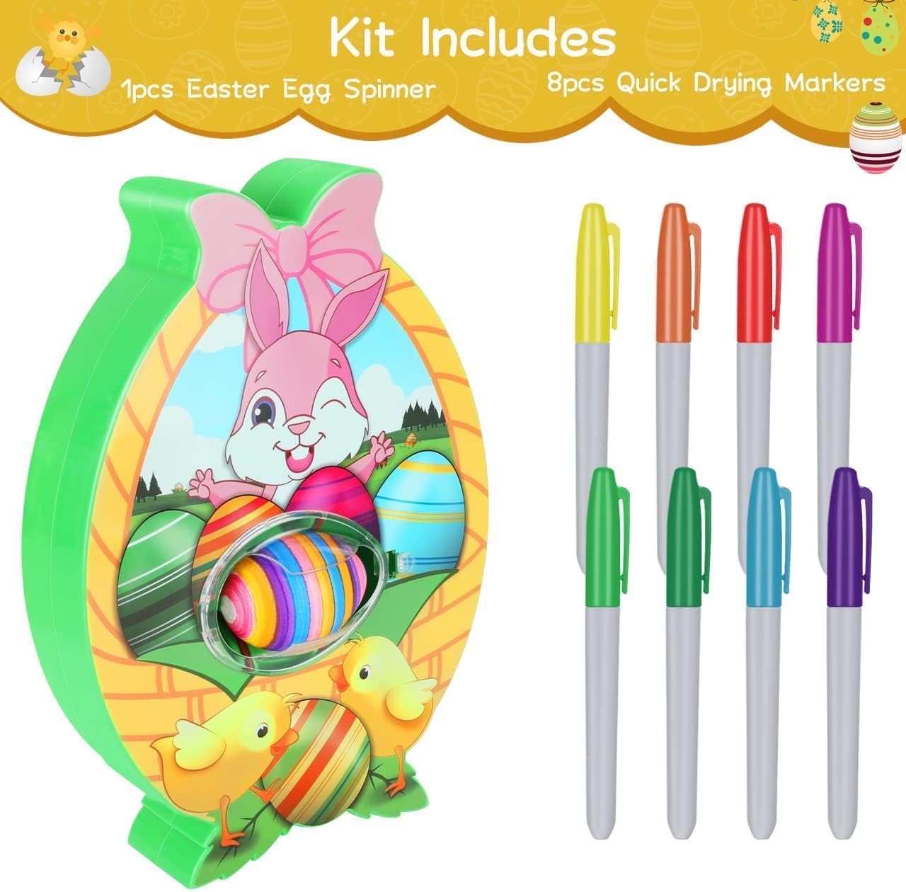 Easter Egg Decorator Kit -Perfect gift for Kids