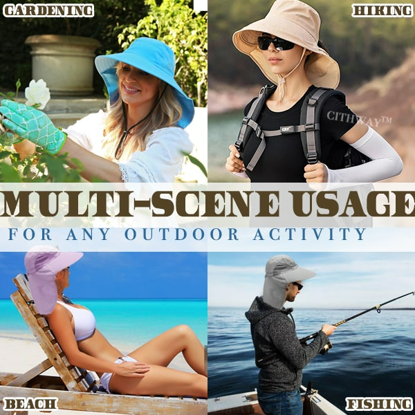 All-Round Sun Protective Outdoor Fisherman Hat