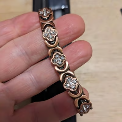Flower Copper Bracelet（Solid Copper）