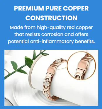 Flower Copper Bracelet（Solid Copper）