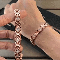 Flower Copper Bracelet（Solid Copper）