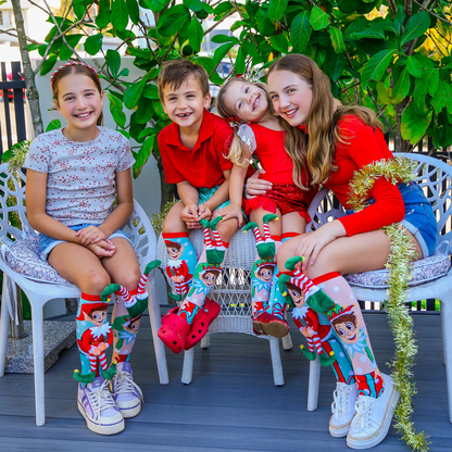 3D Christmas Elf Socks – Fun Plush Character Socks