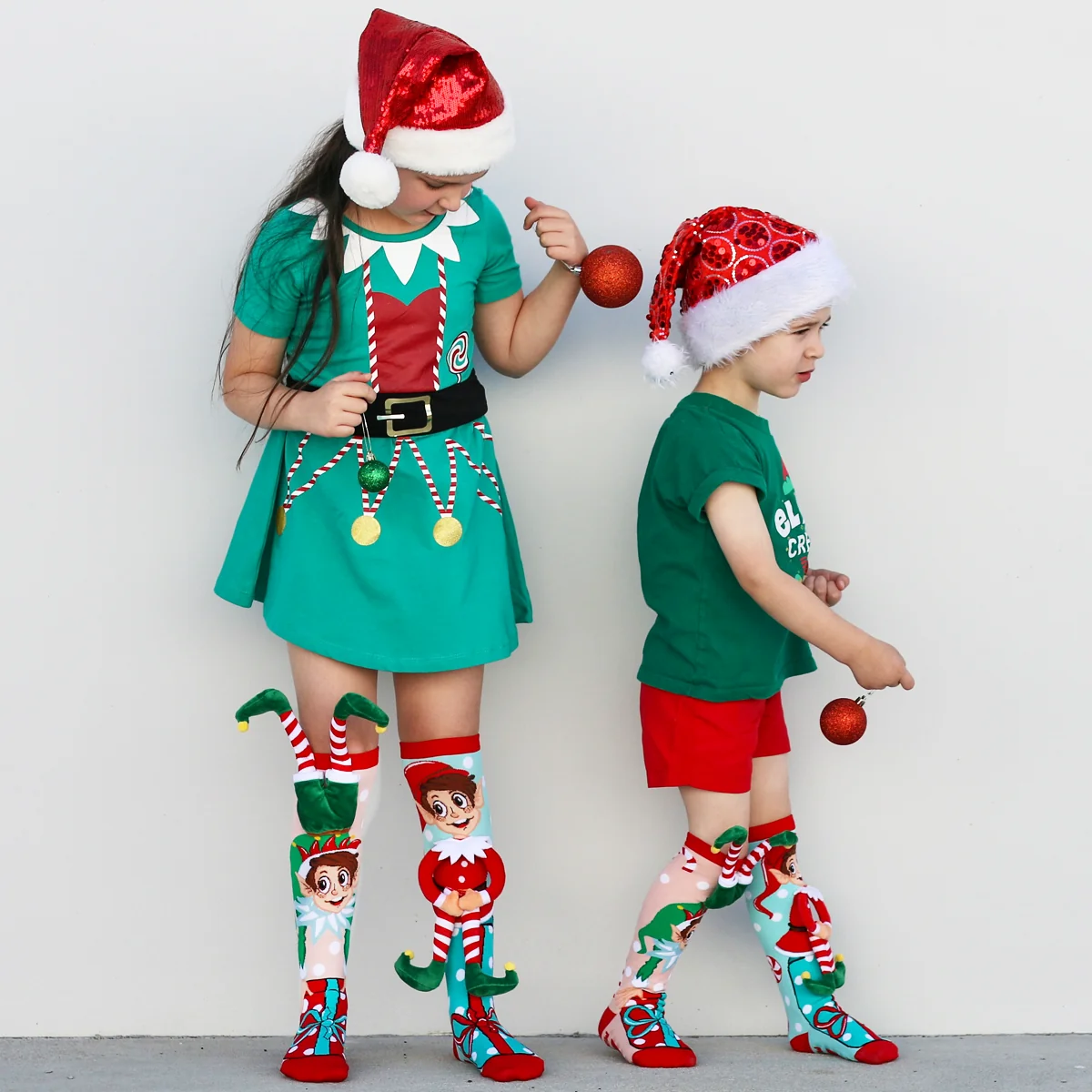 3D Christmas Elf Socks – Fun Plush Character Socks