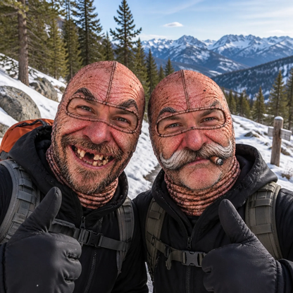 3D Funny Realistic Face Ski Mask