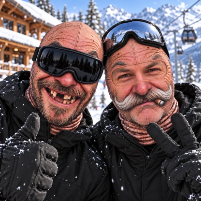 3D Funny Realistic Face Ski Mask