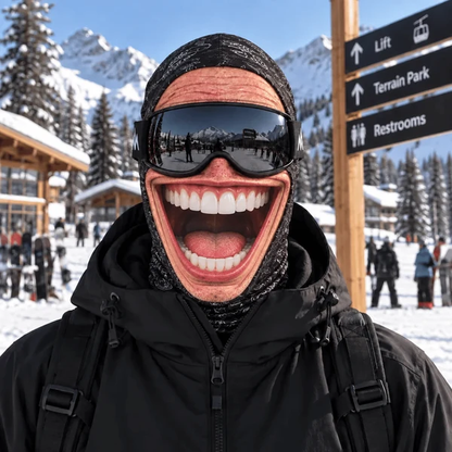 3D Funny Realistic Face Ski Mask