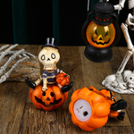 Halloween-Kürbis-Schädel-Laterne