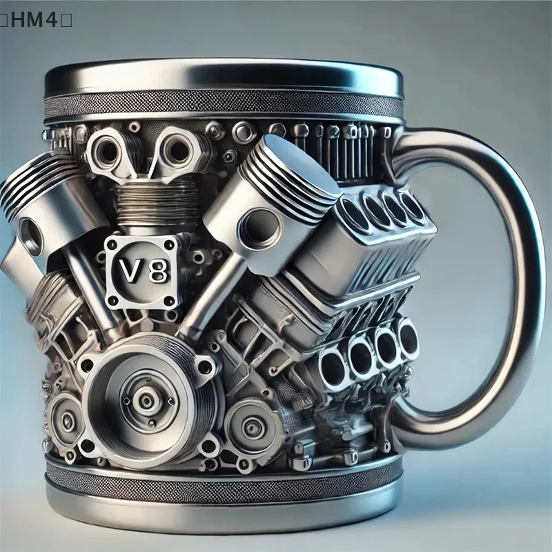 Handmade Engine-Inspired Cocktail Mug