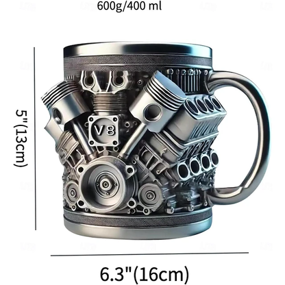 Handmade Engine-Inspired Cocktail Mug