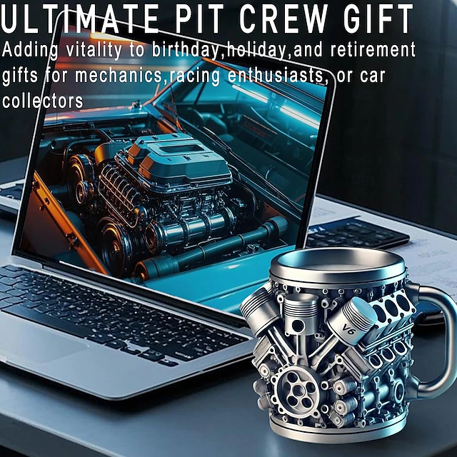 Handmade Engine-Inspired Cocktail Mug