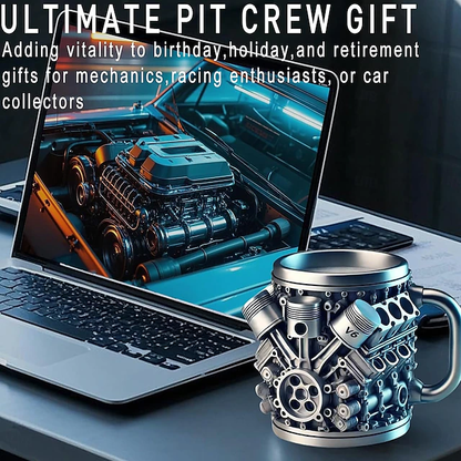 Handmade Engine-Inspired Cocktail Mug