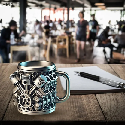 Handmade Engine-Inspired Cocktail Mug