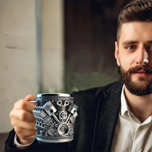 Handmade Engine-Inspired Cocktail Mug