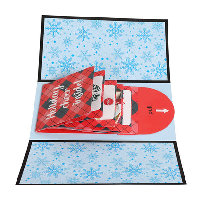 Handmade Christmas gift card booklet