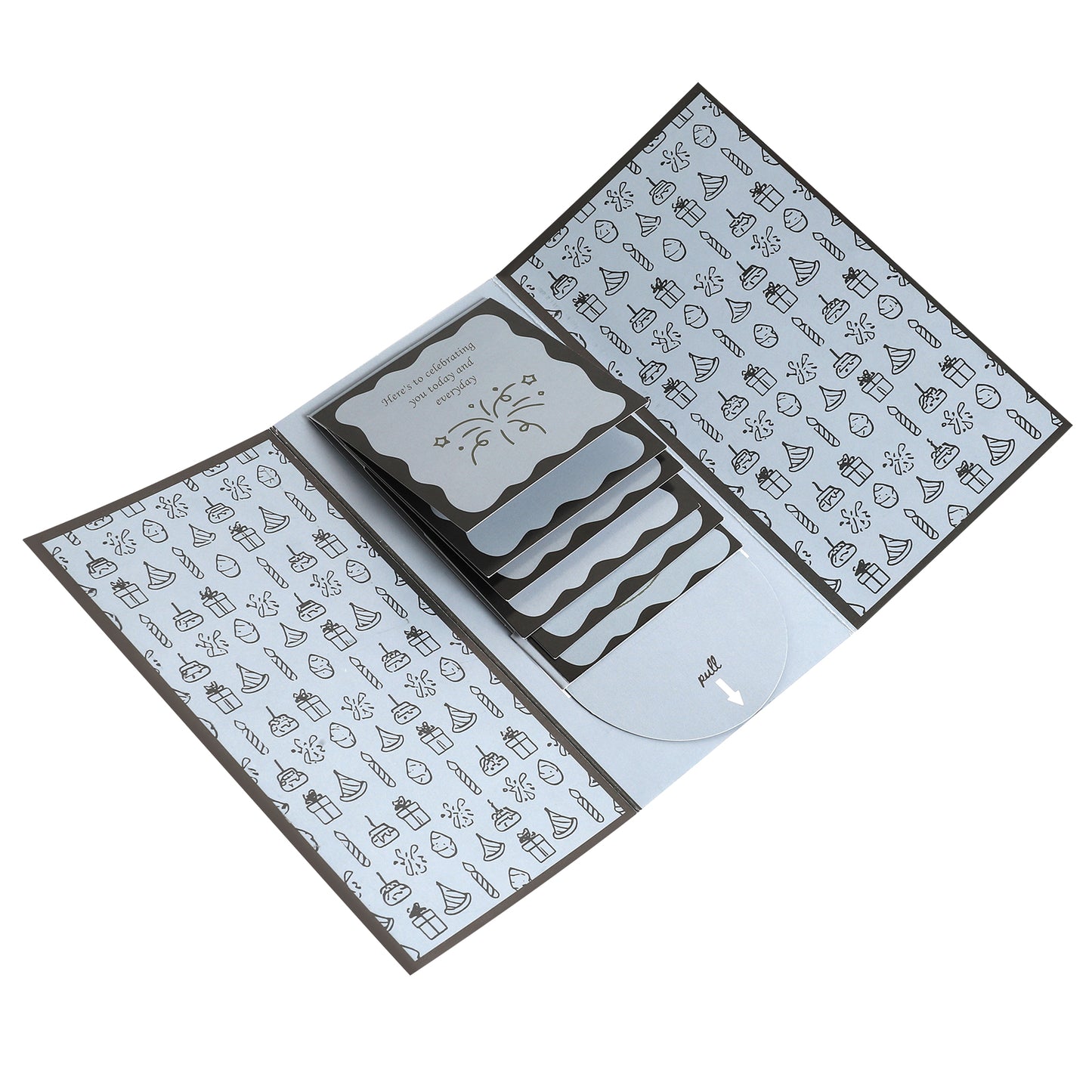 Handmade Christmas gift card booklet