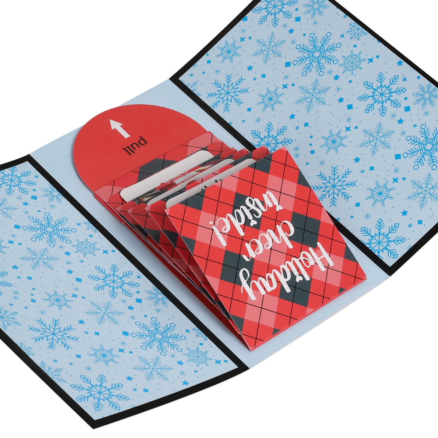 Handmade Christmas gift card booklet