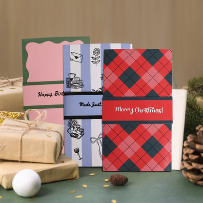 Handmade Christmas gift card booklet