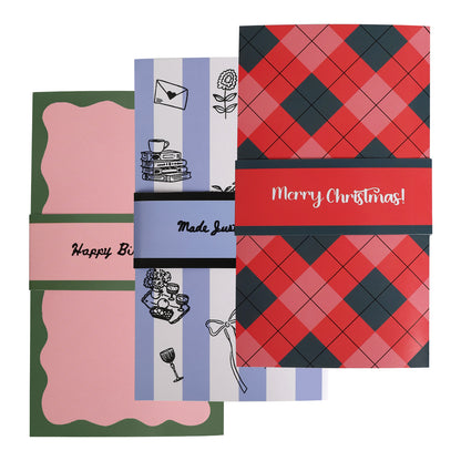 Handmade Christmas gift card booklet