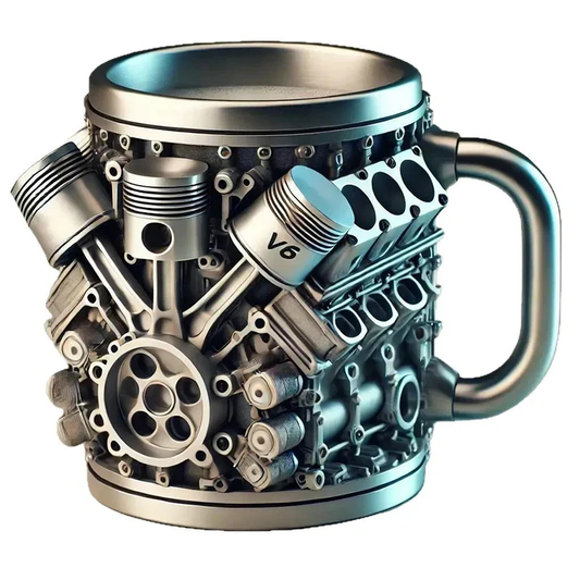 Handmade Engine-Inspired Cocktail Mug