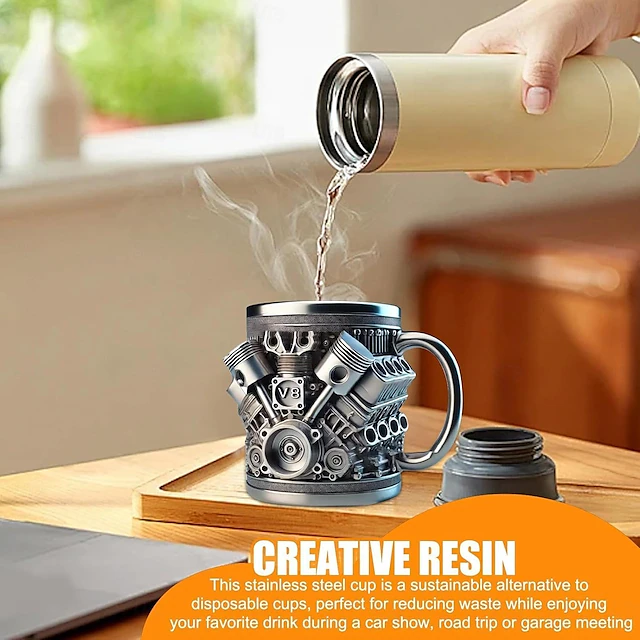 Handmade Engine-Inspired Cocktail Mug