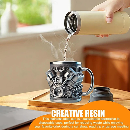 Handmade Engine-Inspired Cocktail Mug