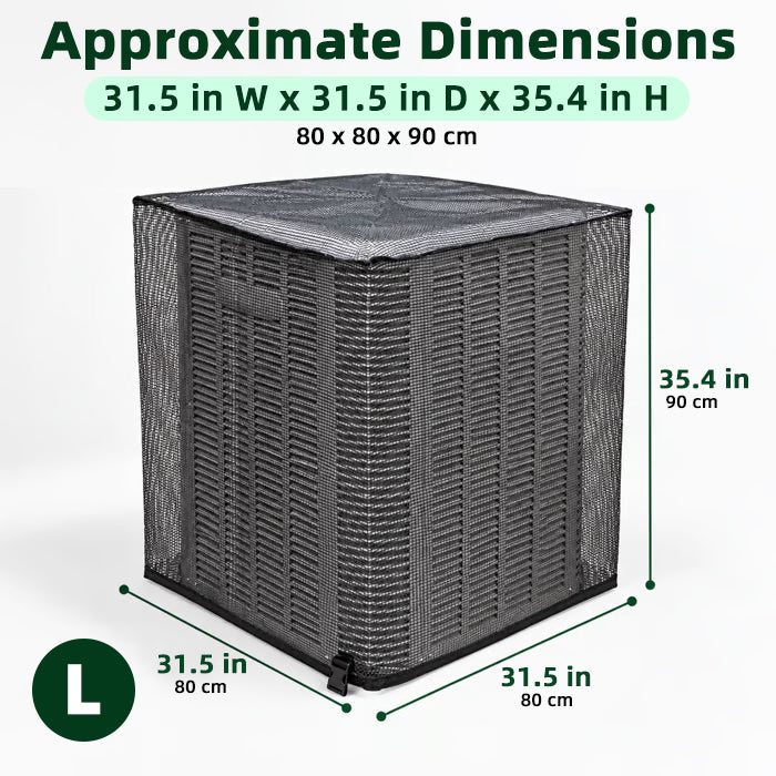 Heavy-Duty Mesh AC Cover – All-Season Outdoor Protection