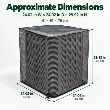 Heavy-Duty Mesh AC Cover – All-Season Outdoor Protection