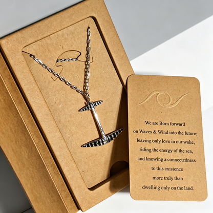 Hydrofoil Surf Pendant Necklace