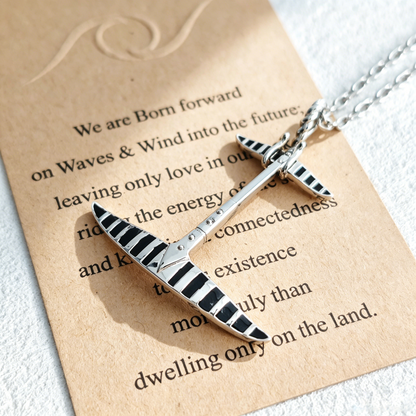 Hydrofoil Surf Pendant Necklace