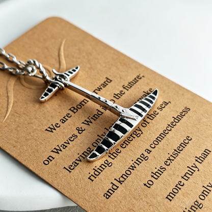 Hydrofoil Surf Pendant Necklace