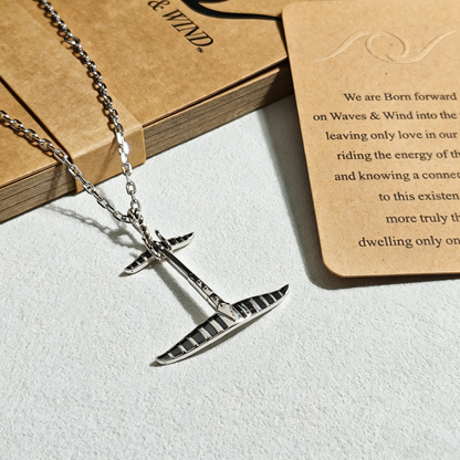 Hydrofoil Surf Pendant Necklace