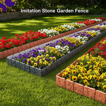 Imitation Stone Garden Fence