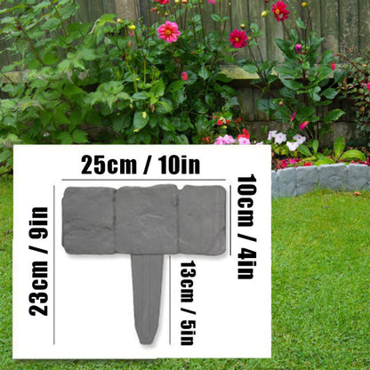 Imitation Stone Garden Fence