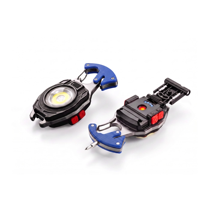 8-in-1 Multifunctional Keychain Flashlight
