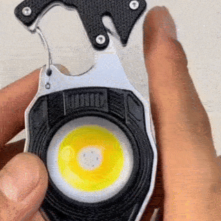 8-in-1 Multifunctional Keychain Flashlight
